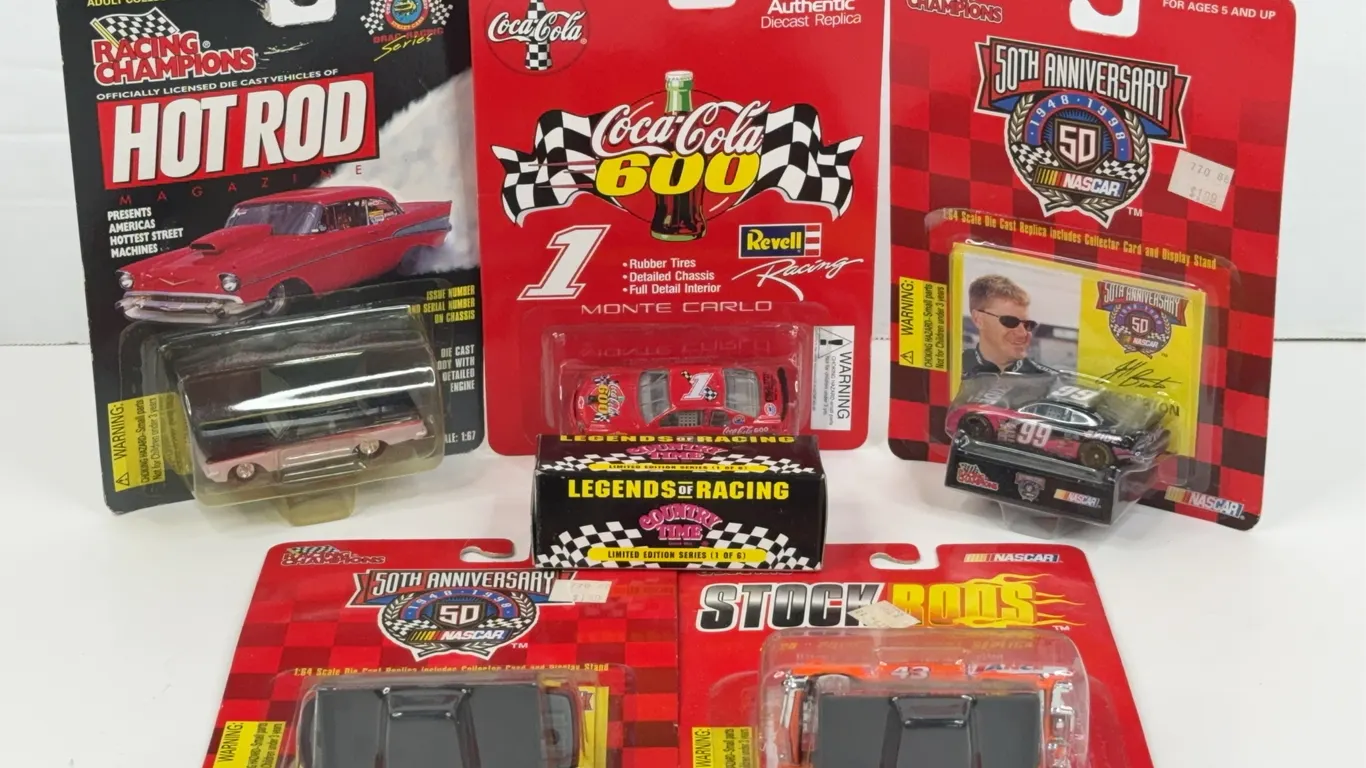 Racing Champions and Revell NASCAR Diecast Vehicles Lot of 6
