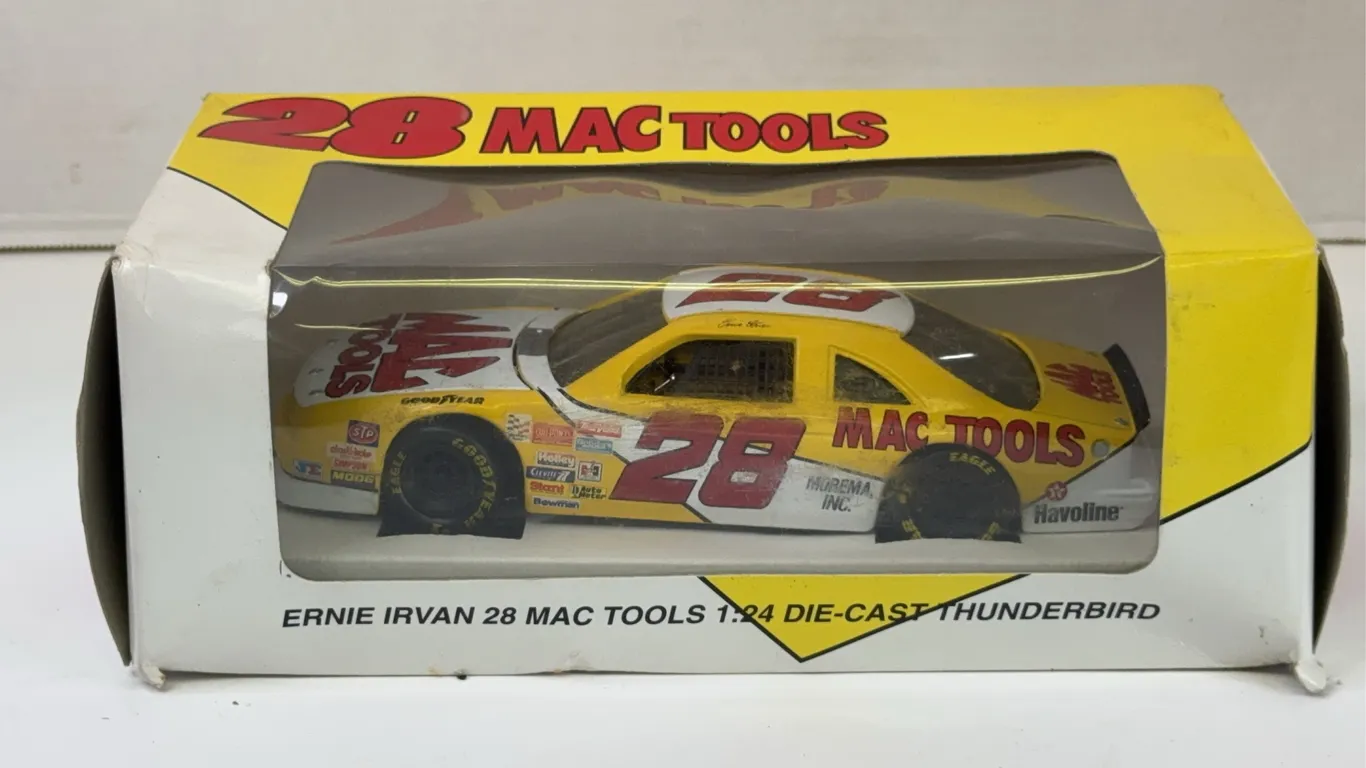 1994 Ernie Irvan #28 Mac Tools Die-Cast Ford Thunderbird 1:24
