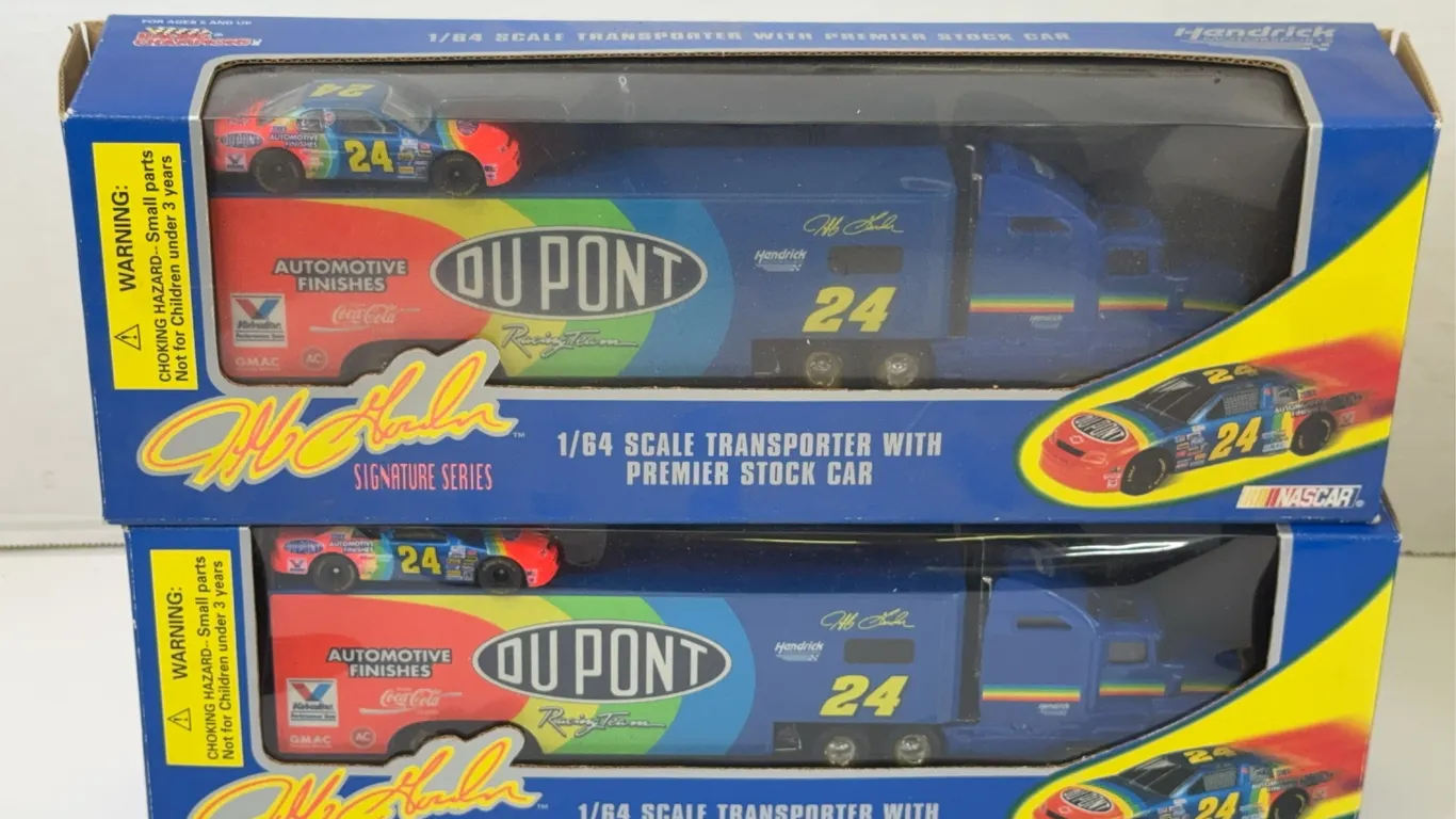 Racing Champions 1/64 Jeff Gordon Transporter With Stock Car