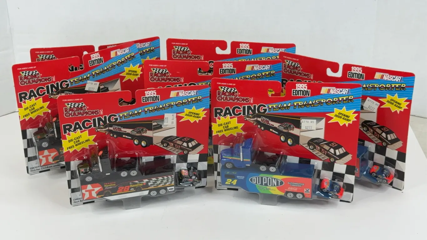 Racing Champions 1995 Edition NASCAR Team Transporter Die-Cast Lot