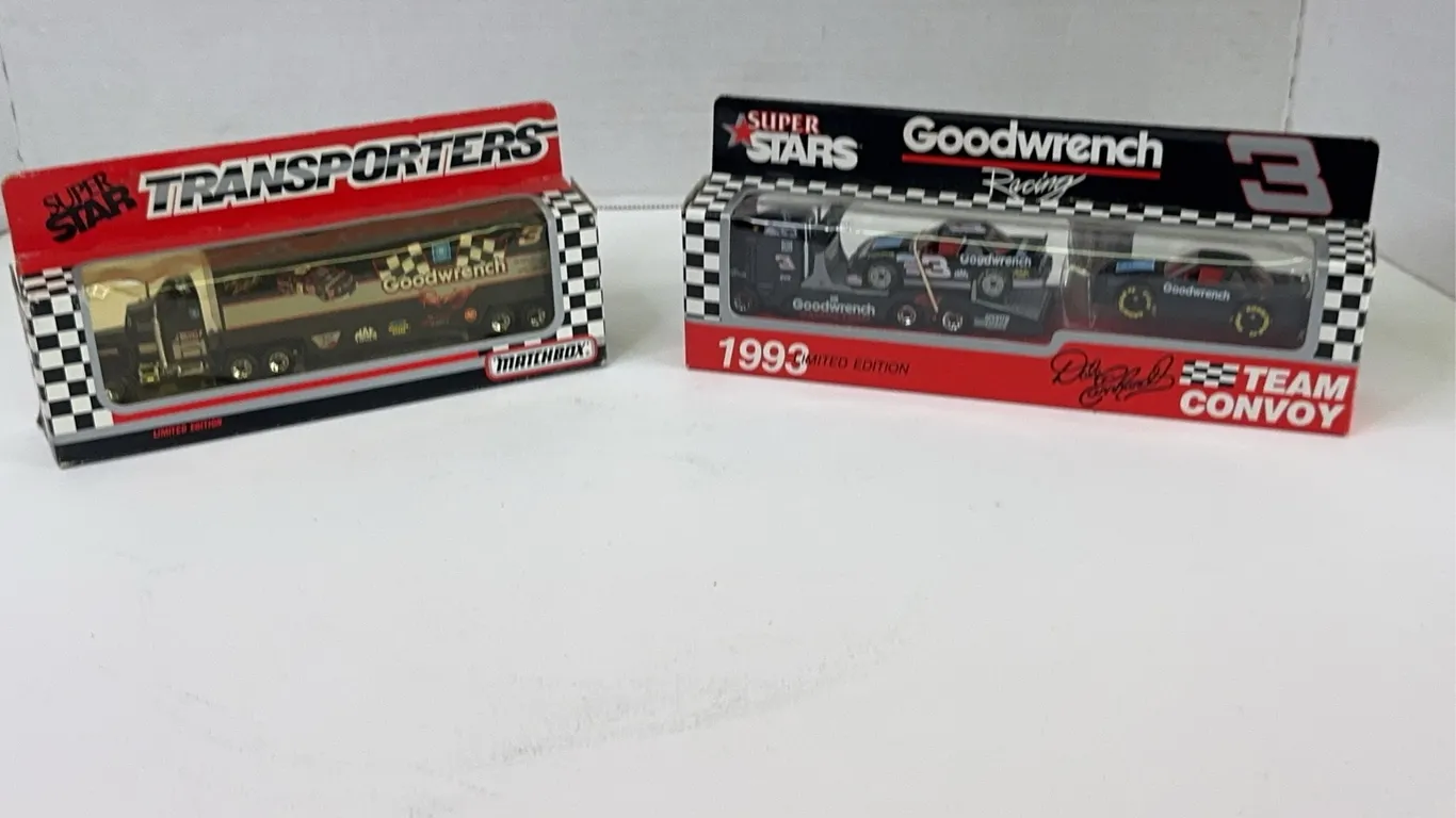 Matchbox Dale Earnhardt #3 Goodwrench Racing Transporter Sets Lot