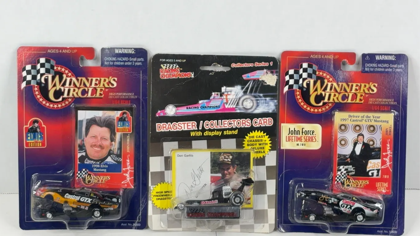 Racing Champions and Winner's Circle NHRA Diecast Dragster 3-Piece Lot