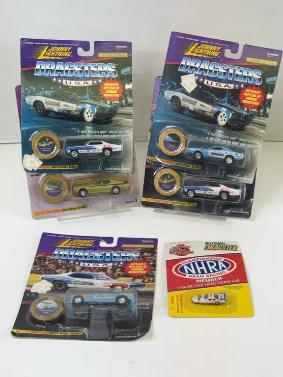 Johnny Lightning Dragsters Muscle Cars and Racing Champions Die-Cast Lot