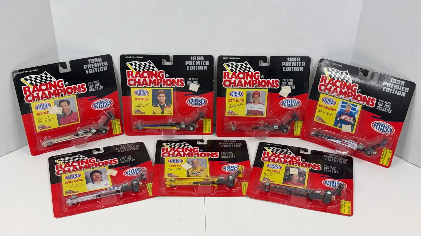 Racing Champions 1996 Premier Edition NHRA Top Fuel Dragsters 1:64 Lot