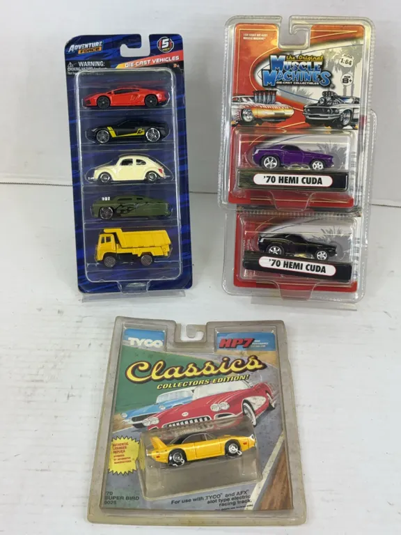 Tyco HP7 Plymouth Super Bird Slot Car and Die-Cast Vehicles