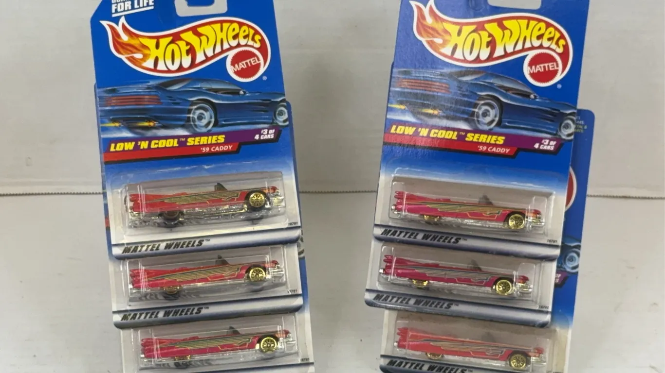 Hot Wheels 1998 Low 'N Cool Series '59 Caddy Lot