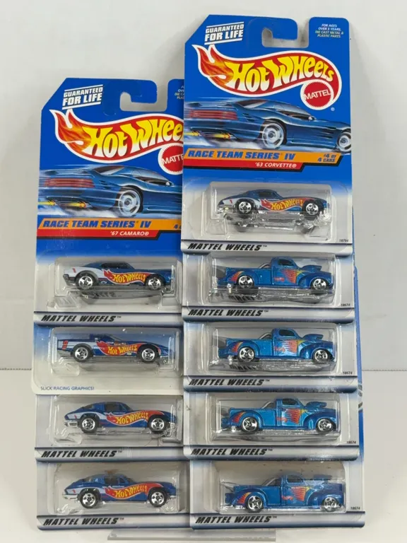 Mattel Hot Wheels Race Team Series and First Editions Die-Cast Cars Lot
