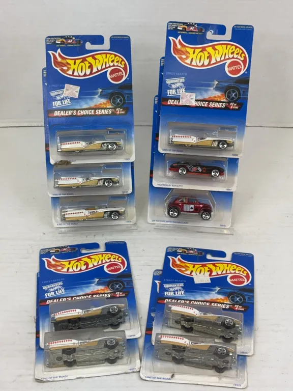 Hot Wheels 1997 Dealer's Choice Series Die-Cast Cars Lot of 9