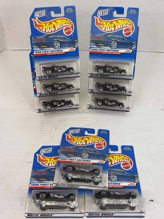 Hot Wheels 1998 First Editions Super Comp Dragster Lot