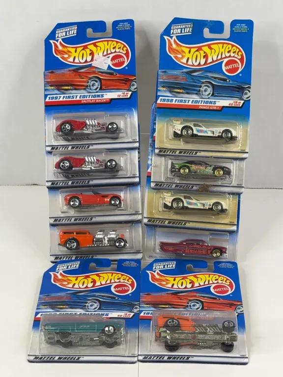 Hot Wheels 1997 and 1998 First Editions Diecast Vehicle Lot
