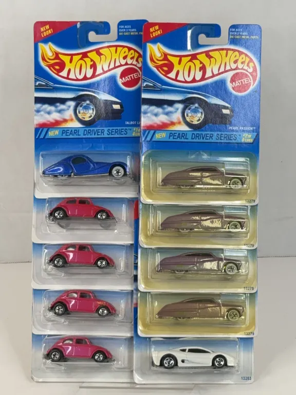 Hot Wheels 1994 Pearl Driver Series Diecast Vehicles Lot of 10