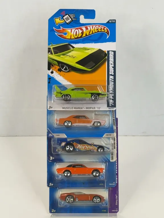 Hot Wheels Die-Cast Cars Lot Plymouth Superbird Mustang Funny Car Cougar
