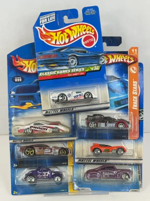 Assorted Hot Wheels Die-Cast Vehicles Lot of Seven