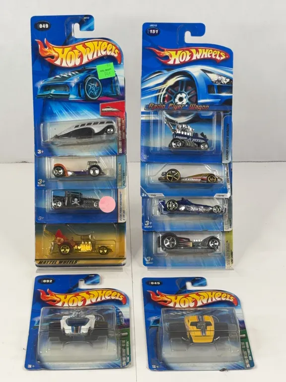 Hot Wheels First Editions and Mainline Die-Cast Vehicles Lot of Eight