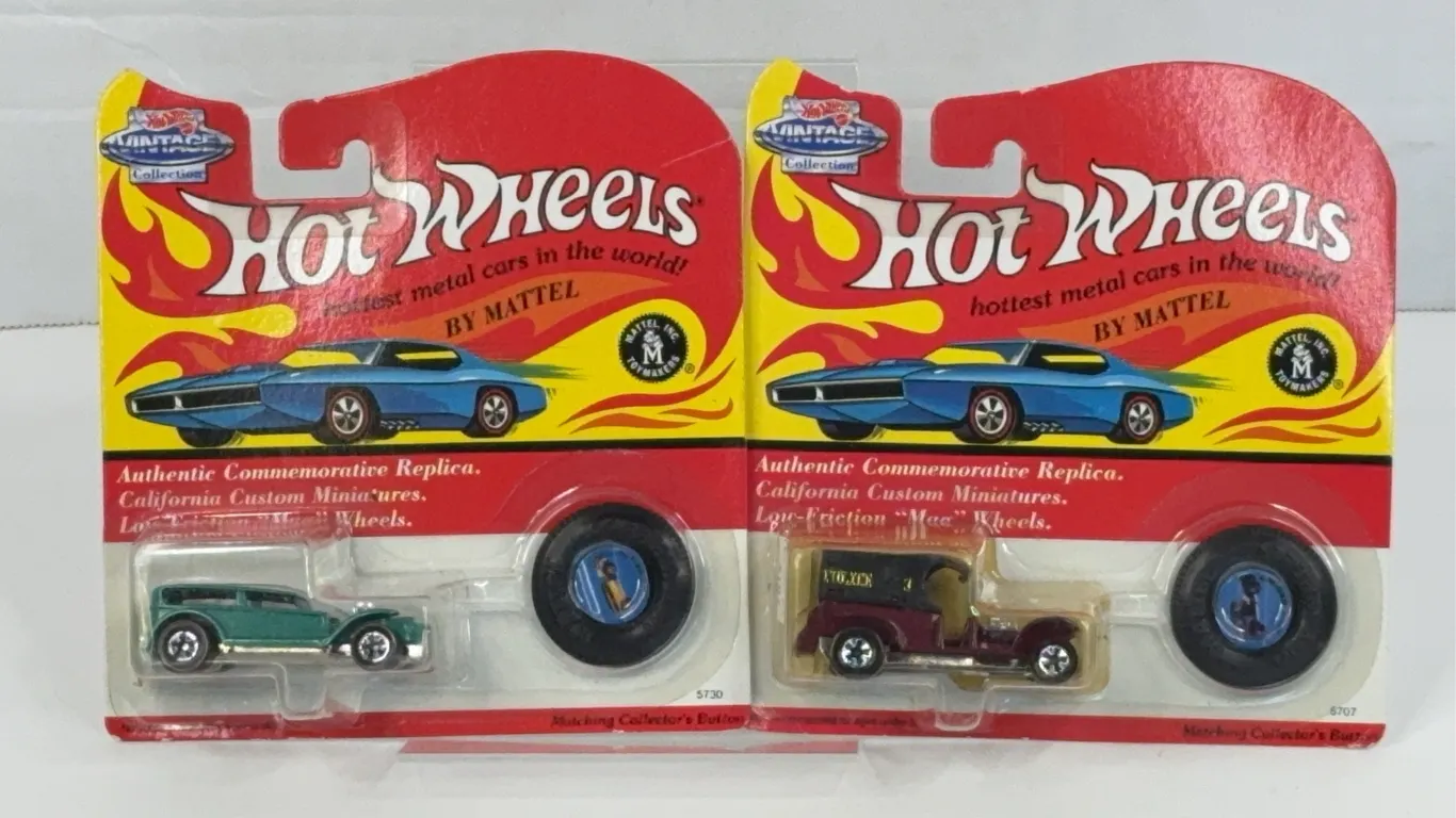 Hot Wheels 1993 Vintage Collection The Demon and Paddy Wagon Set