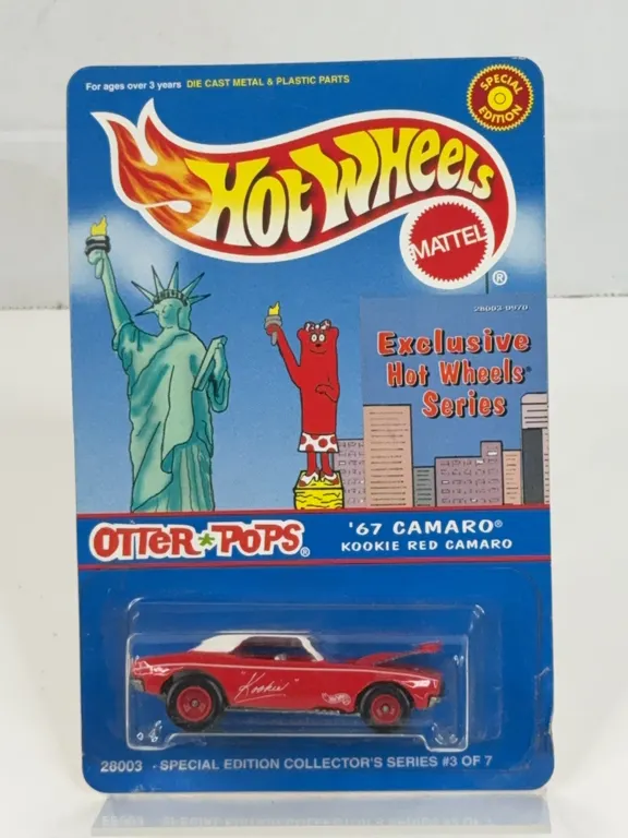 Hot Wheels Otter Pops Strawberry Short Kook 1967 Camaro
