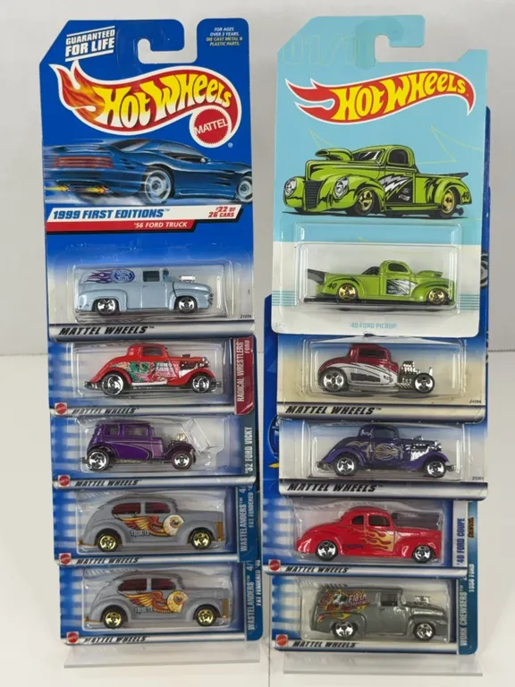Hot Wheels Ford Diecast Car Collection Lot of Ten