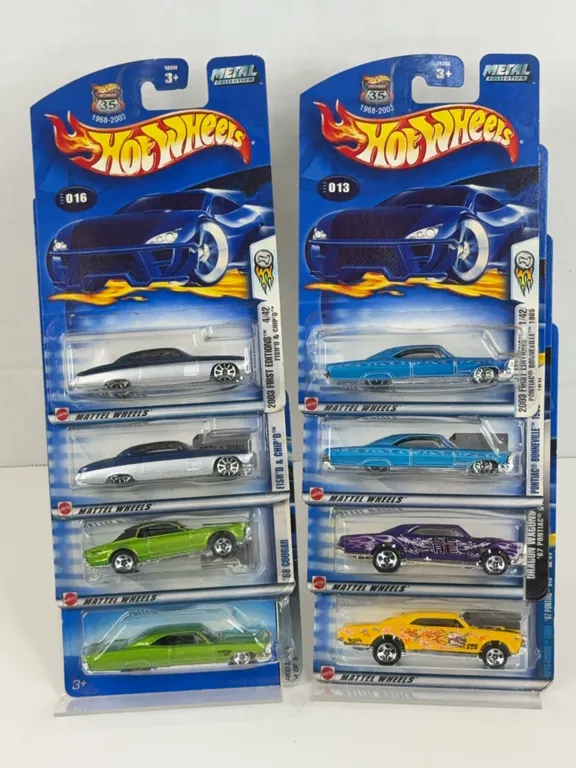 Hot Wheels Die-Cast Cars Lot First Editions Bonneville GTO Cougar