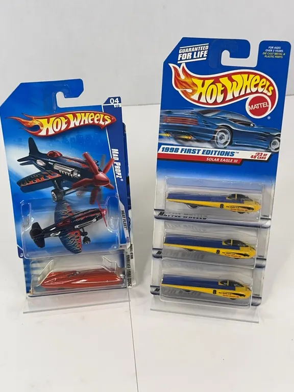 Hot Wheels First Editions Solar Eagle III Mad Propz Wild Thing Diecast Group
