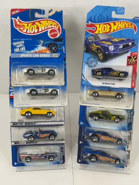 Hot Wheels Mustang and Shelby Diecast Vehicles Collection Lot