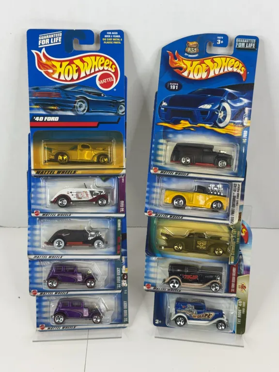 Hot Wheels Ford Die-Cast Vehicles Assorted Carded Lot of 10