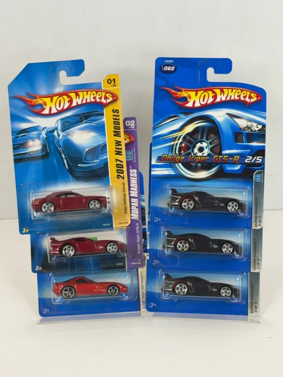 Hot Wheels Dodge Challenger Concept and Dodge Viper Die-Cast Lot
