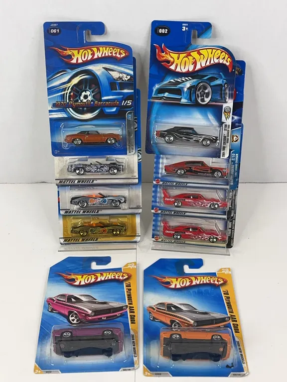 Hot Wheels Mopar Collection Barracuda Cuda and Dodge Chargers