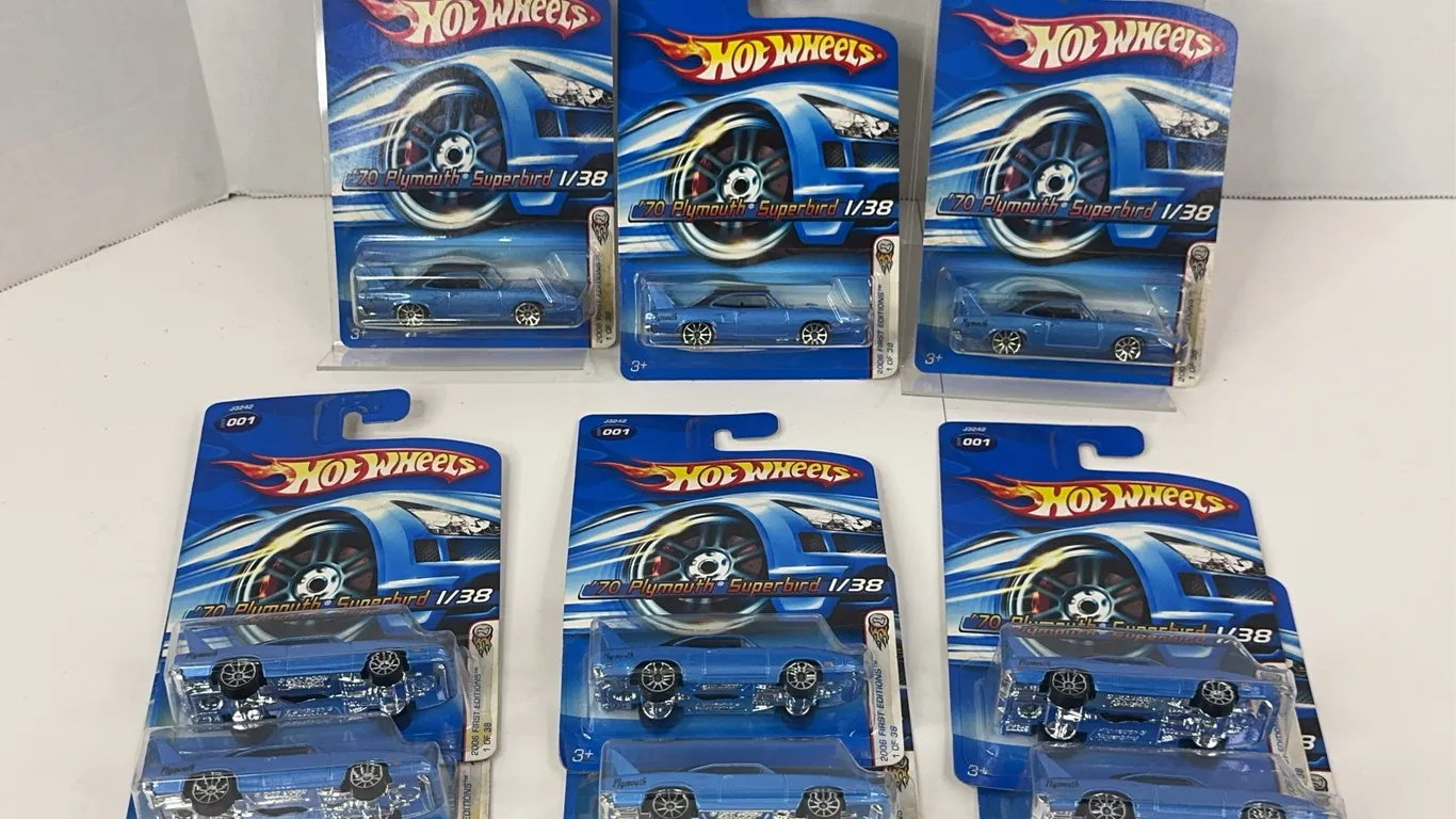 Hot Wheels 2006 First Editions '70 Plymouth Superbird Diecast Lot of Six