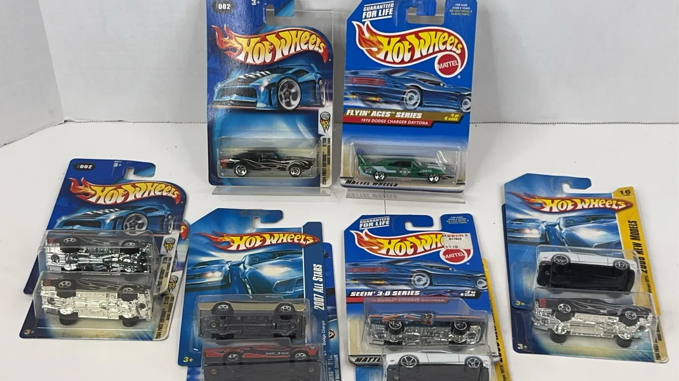 Hot Wheels Dodge Charger and Challenger Die-Cast Vehicle Collection Lot