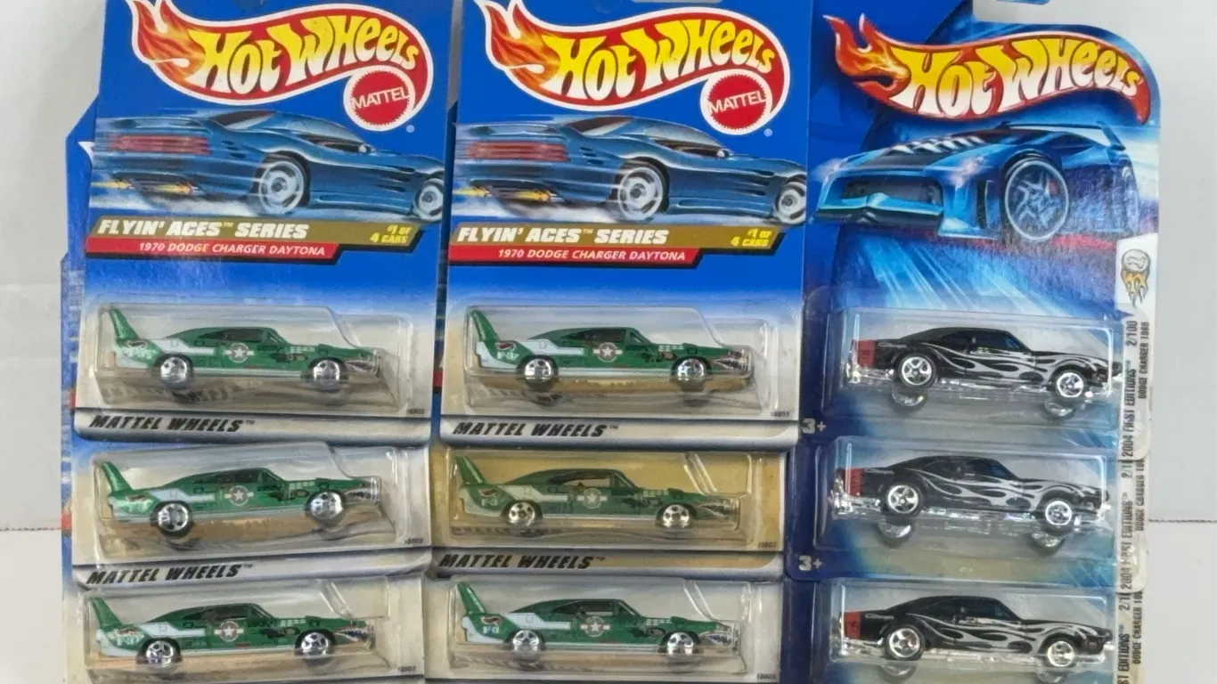 Hot Wheels Dodge Charger Daytona and 1969 Charger Diecast Lot