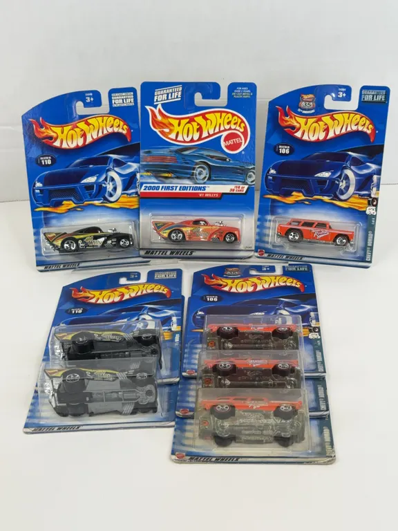Hot Wheels 2000-2002 Die-Cast Lot '41 Willys And Chevy Nomad