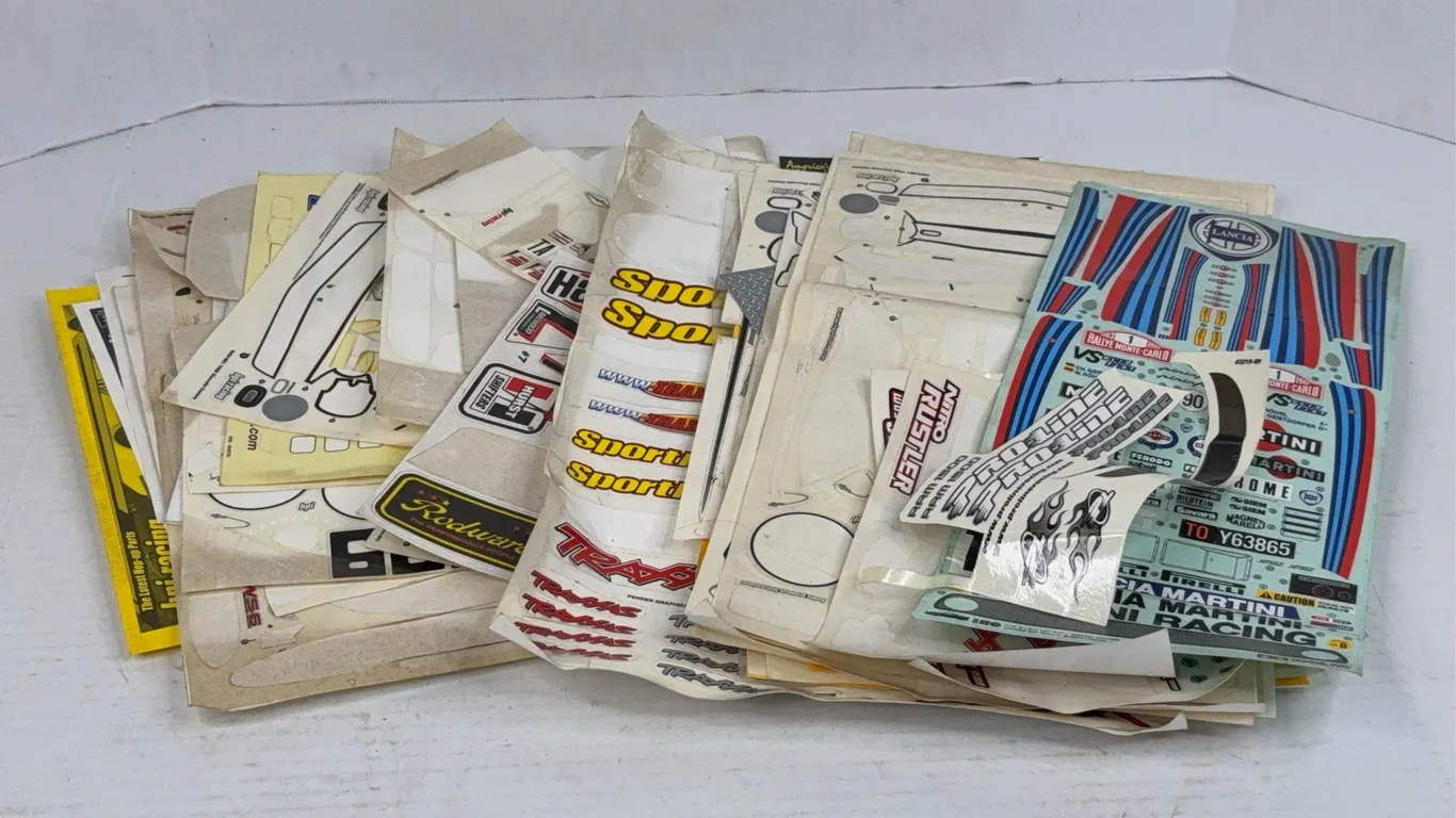 Assorted RC Car Decal Sheets Tamiya Traxxas HPI Racing