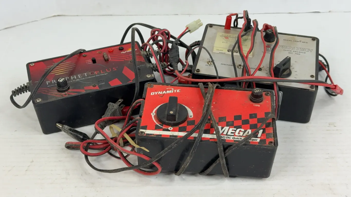 Dynamite Prophet Plus and Mega 1 With Pro-Tech Battery Chargers