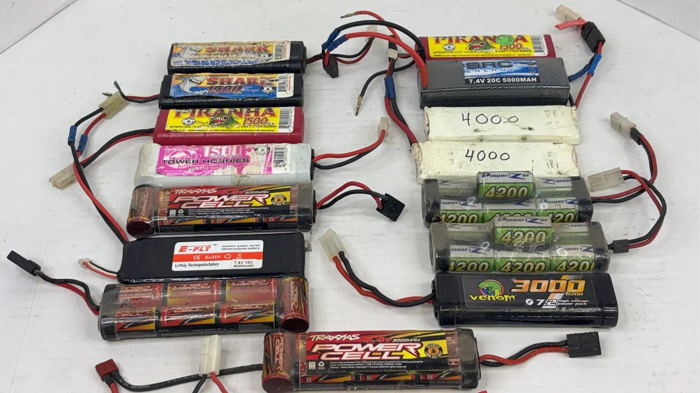 Assorted RC Car Battery Packs Traxxas Venom Powerizer Collection