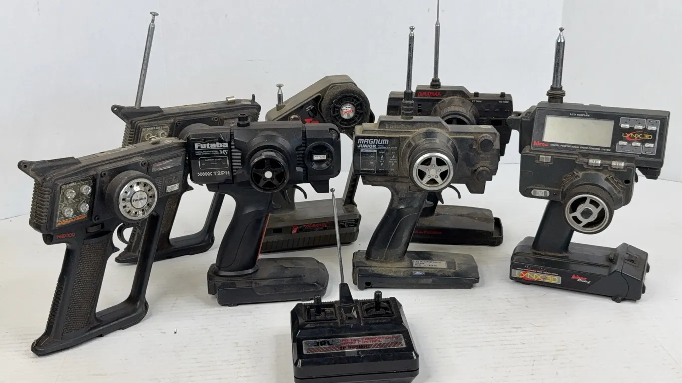 Futaba Hitec Traxxas and JRL Radio Control Transmitters Lot