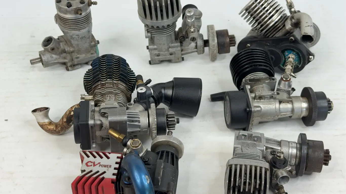 Nitro RC Glow Engines Lot Traxxas OS Max Kyosho
