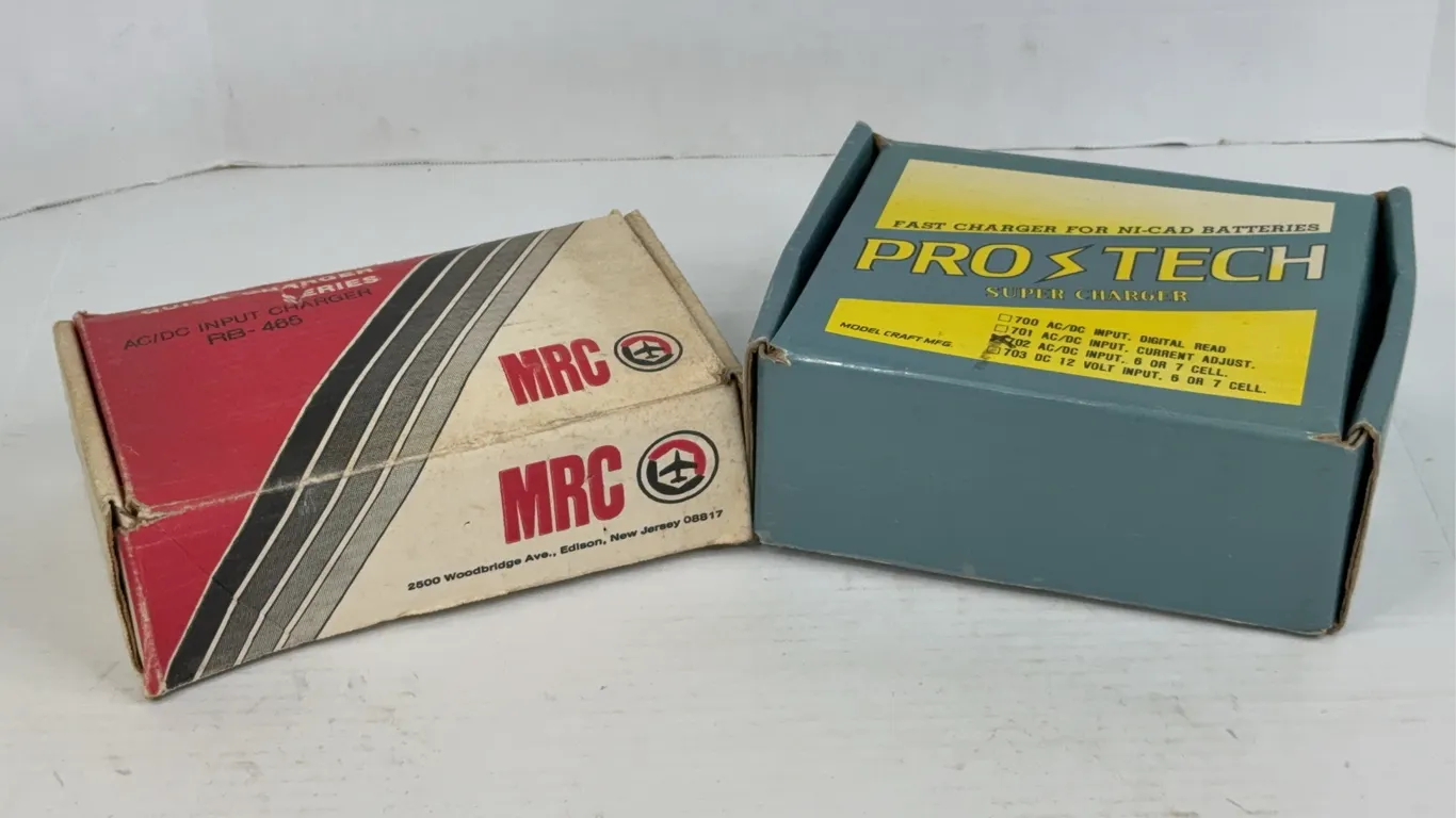 Pro Tech 702 and MRC RB-465 RC NiCad Battery Chargers