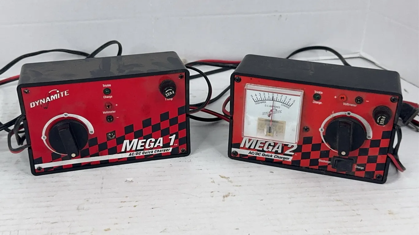 Dynamite Mega 1 and Mega 2 AC DC Quick Chargers