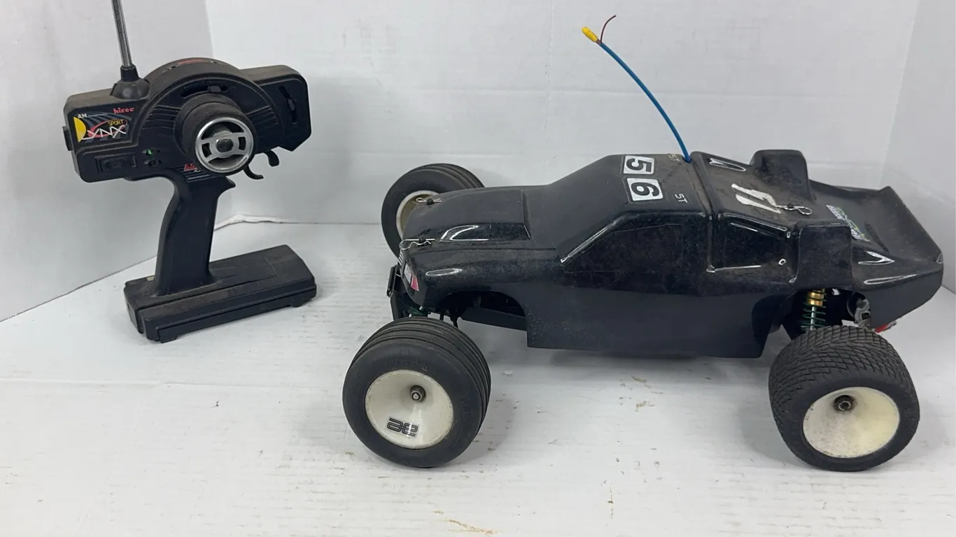Kyosho Nitro Stadium Truck and Team Associated Electric RC Car Lot