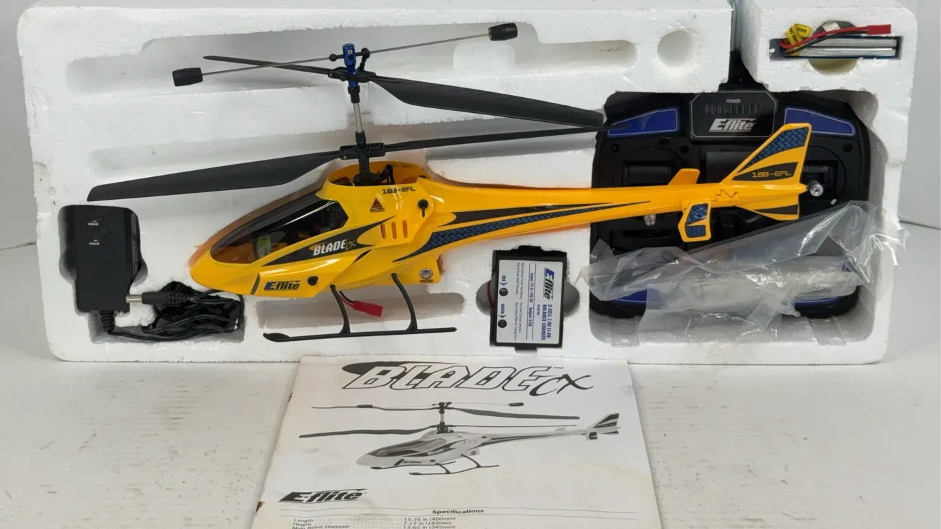 E-Flite Blade CX Ready-to-Fly RC Coaxial Helicopter with Transmitter