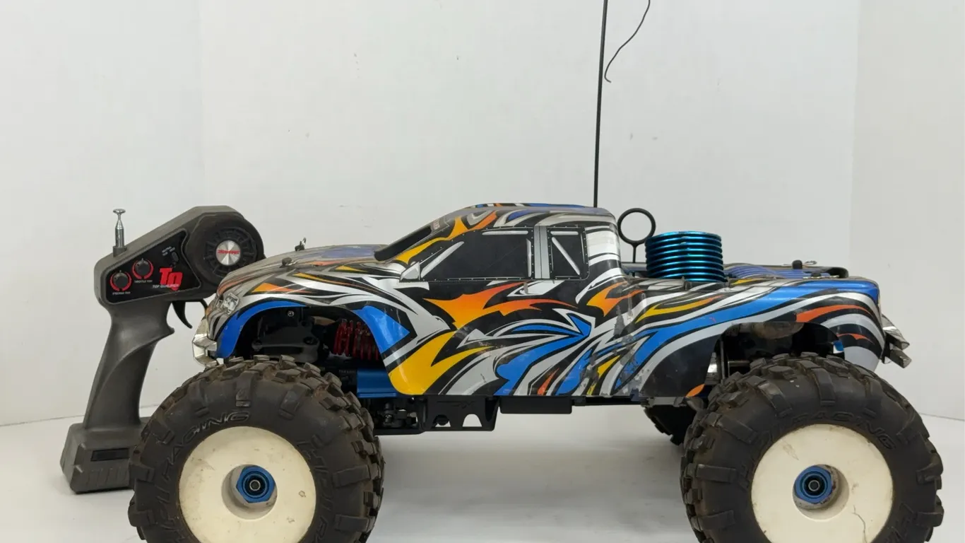 Traxxas Revo Nitro RC Monster Truck With TQ Transmitter