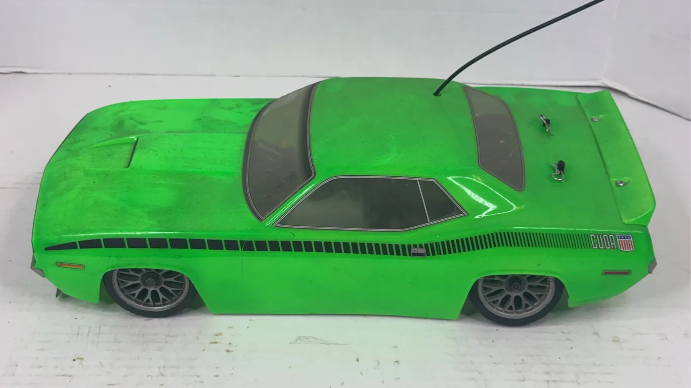 HPI Nitro RS4 Plymouth AAR Cuda RC Car