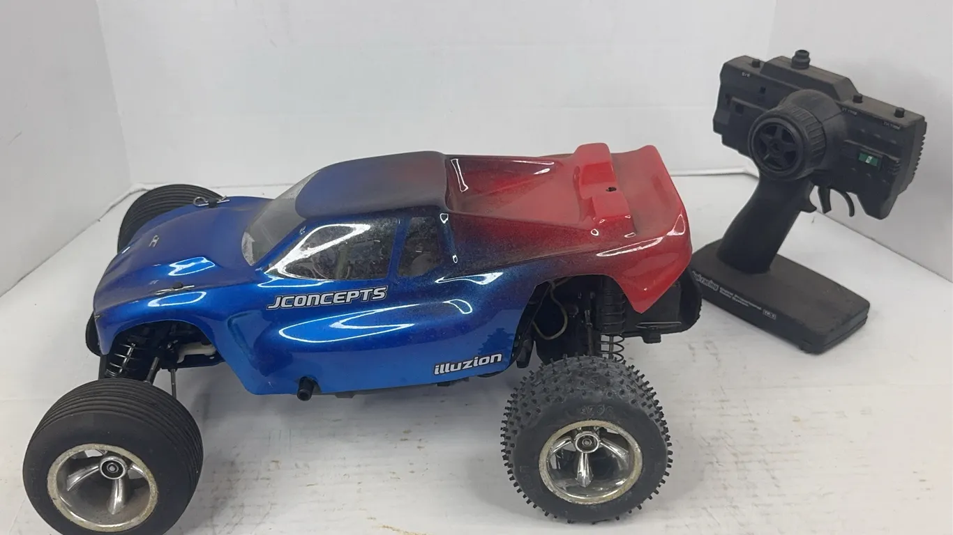 Nitro RC Stadium Truck with JConcepts Body and HPI Transmitter