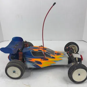 Team Losi XXX 2WD RC Buggy With Custom Painted Flame Body