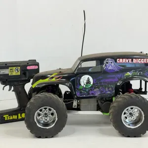 Nitro RC Monster Truck Grave Digger Dennis Anderson With Futaba Controller