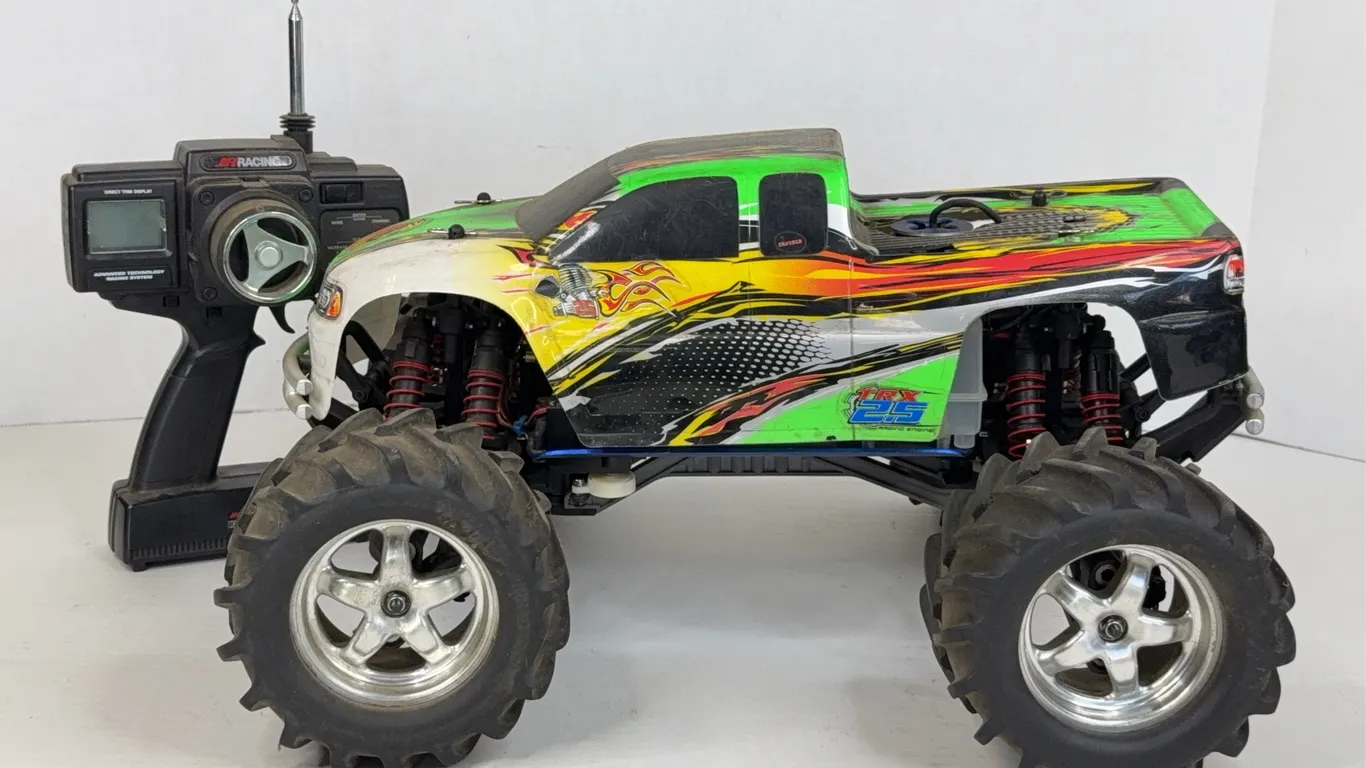 Traxxas T-Maxx Nitro RC Monster Truck With JR Racing Transmitter