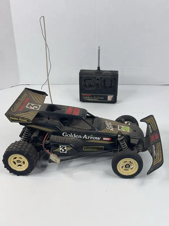 Radio Shack Golden Arrow RC Frame Buggy with Remote Control