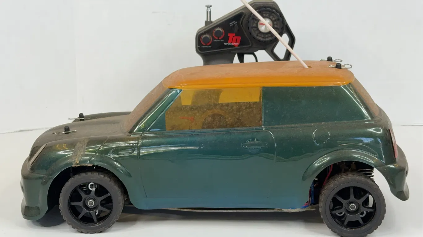 Traxxas TQ Transmitter and Mini Cooper RC Car