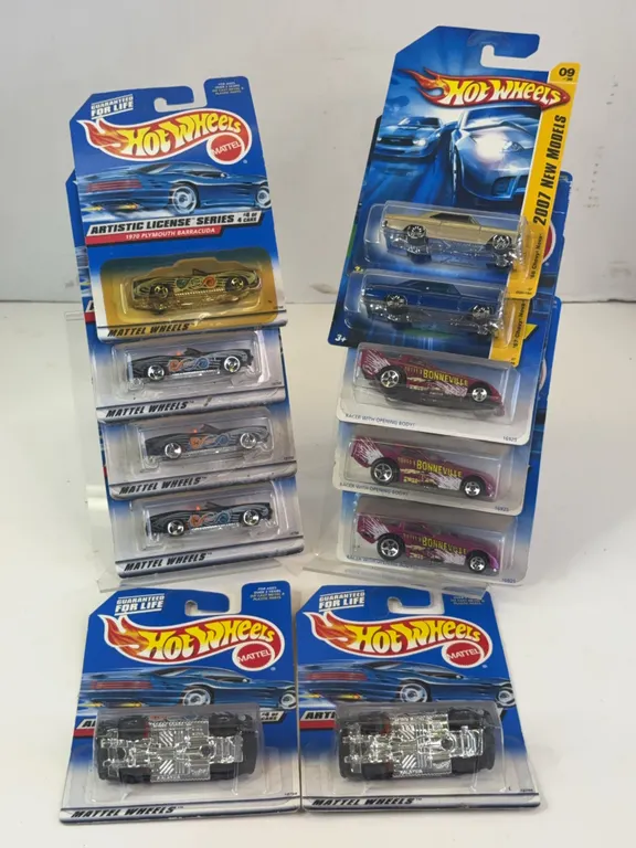 Hot Wheels Diecast Vehicle Lot Plymouth Barracuda Chevy Nova Funny Car