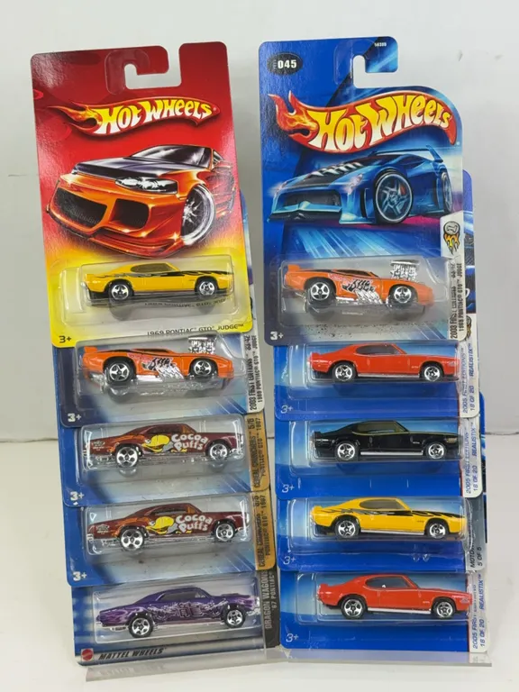 Hot Wheels Pontiac GTO Assorted Diecast Model Cars Collection Lot of 10